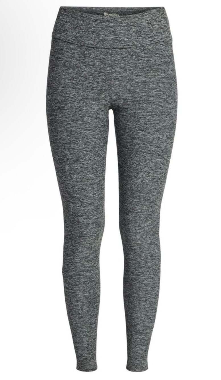 NWT No Boundaries Super Soft Core Heathered Grey Ankle Leggings - Picture 5 of 5